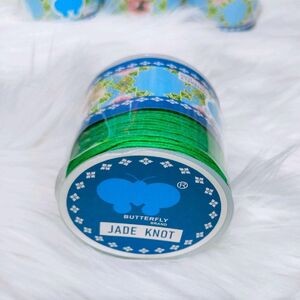 0, 8 mm / 100 m Tali Kalung Jade Knot / Tali Giok Butterfly Brand - Ungu Tua