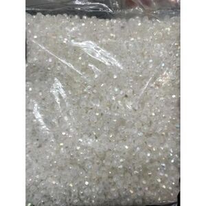 Corry Mutiara Segi Ab 8 Mm Bening Kristal Manik - Manik Baju Jahit Perhiasan Dekorasi