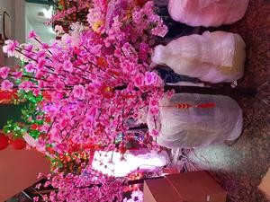 Pohon Sakura Meihwa Imlek 120 Cm Lampu LED Pink Merah 1.2 Meter