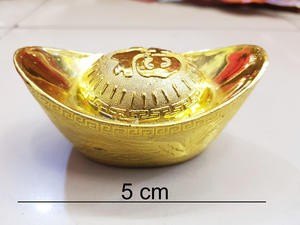 Hiasan Uang Imlek Fu Yen Pao Sincia 5 Cm Emas Murah