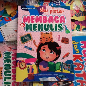 Buku Edukasi Anak Membaca Dan Menulis Huruf Vokal Belajar Baca
