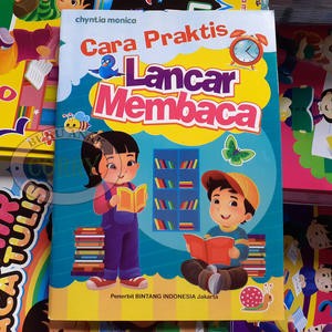 Buku Edukasi Anak Cara Praktis Lancar Membaca Mengenal Huruf Belajar