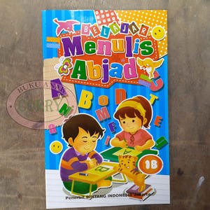 Buku Belajar Anak Menulis Huruf Abjad 1B Edukasi Murah