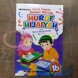 Buku Belajar Anak Belajar Menulis Huruf Hijaiyah Islam 1B Edukasi TK TKA