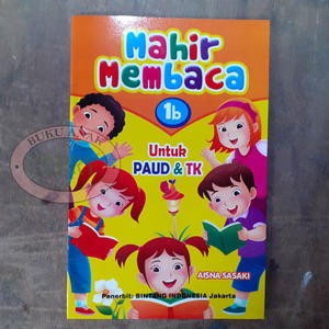 Buku Belajar Anak Mahir Membaca PAUD TK 1B Gambar Vokal Edukasi Murah