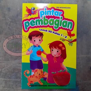 Buku Belajar Anak Pintar Pembagian SD Kelas 1 - 3 Matematika Bagi Edukasi Murah