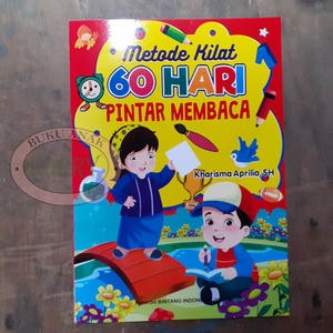 Buku Anak Belajar Metode Kilat 60 Hari Pintar Membaca Kata Edukasi Murah