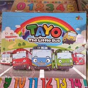 Mainan Anak Susun Puzzle Karton 18 X 25 Cm The Little Bus Pelangi Edukasi Murah Jigsaw