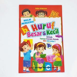 Buku Belajar Anak Mengenal Huruf Besar Kecil Kata 1B Edukasi Murah