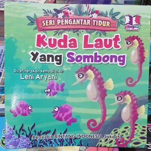 Buku Cerita Anak Dongeng Pengantar Tidur Kuda Laut Inggris Indonesia Berwarna Bilingual