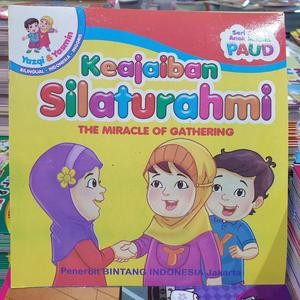 Buku Cerita Anak Muslim Yazqi Yasmin Silaturahmi Inggris Indonesia Berwarna Bilingual