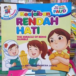 Buku Cerita Anak Muslim Yazqi Yasmin Rendah Hati Inggris Indonesia Berwarna Bilingual