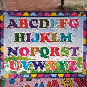 Mainan Anak Susun Puzzle Huruf Abjad A - Z Karton 20 X 30 Cm Edukasi Murah