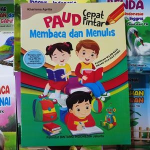 Buku Anak Belajar Cepat Pintar Menulis Membaca Kata PAUD Edukasi Murah