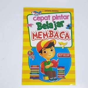Buku Anak TK Belajar Membaca Kalimat Baca Kata Berwarna Color Book