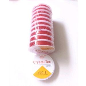 Senar Elastis / 10 Roll, Senar Kenur, Tali Kenur, Senar Bening, Senar Karet, Senar Crystal Tec, Senar Warna - Bening