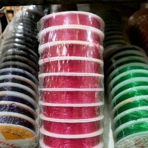 Senar Elastis / 10 Roll, Senar Kenur, Tali Kenur, Senar Bening, Senar Karet, Senar Crystal Tec, Senar Warna - Bening