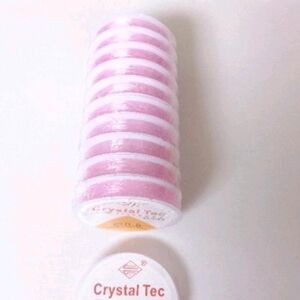 Senar Elastis / 10 Roll, Senar Kenur, Tali Kenur, Senar Bening, Senar Karet, Senar Crystal Tec, Senar Warna - Bening