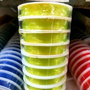 Senar Elastis / 10 Roll, Senar Kenur, Tali Kenur, Senar Bening, Senar Karet, Senar Crystal Tec, Senar Warna - Bening