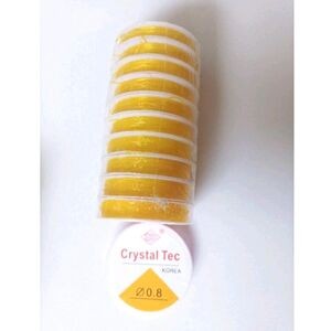 Senar Elastis / 10 Roll, Senar Kenur, Tali Kenur, Senar Bening, Senar Karet, Senar Crystal Tec, Senar Warna - Bening