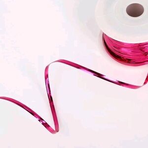Tali Kawat Souvenir 100 Yard Per Roll, Pita Kawat, Pita Kado, Tali Kado, Pita Souvenir, Pita Kawat Warna Warni - Emas