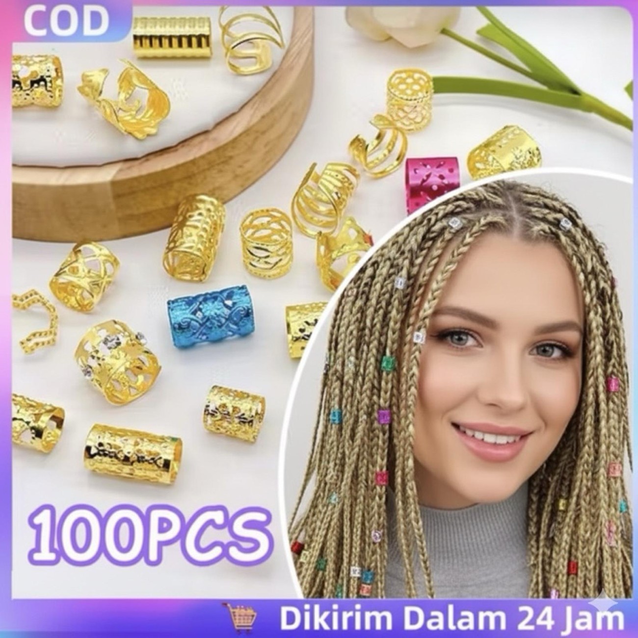 Ring Hijab / Ring Rambut 100 Pc - Main view