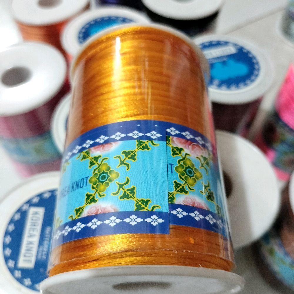 2 mm / 100 Mtr Tali Rrt Butterfly Brand, Korea Knot, Tali Mas Ker, Tali HP, Tali Satin, Tali Serbaguna - Ungu Tua - Main view