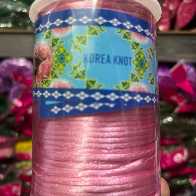 2 mm / 100 Mtr Tali Rrt Butterfly Brand, Korea Knot, Tali Mas Ker, Tali HP, Tali Satin, Tali Serbaguna - Ungu Tua - Main view