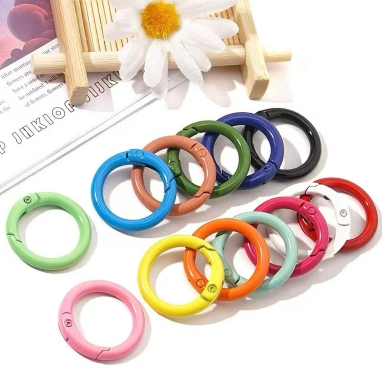 Ring Per 2.3 Cm / Ring Gantungan Kunci  50 PC / Gantungan Boneka / Dekorasi - Main view