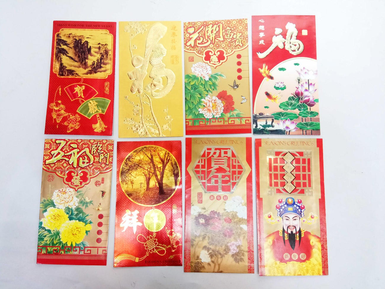 Angpao Imlek Gambar Anak Isi 6 Pc Merah 17 Cm Tahun Baru Hongpao - Main view