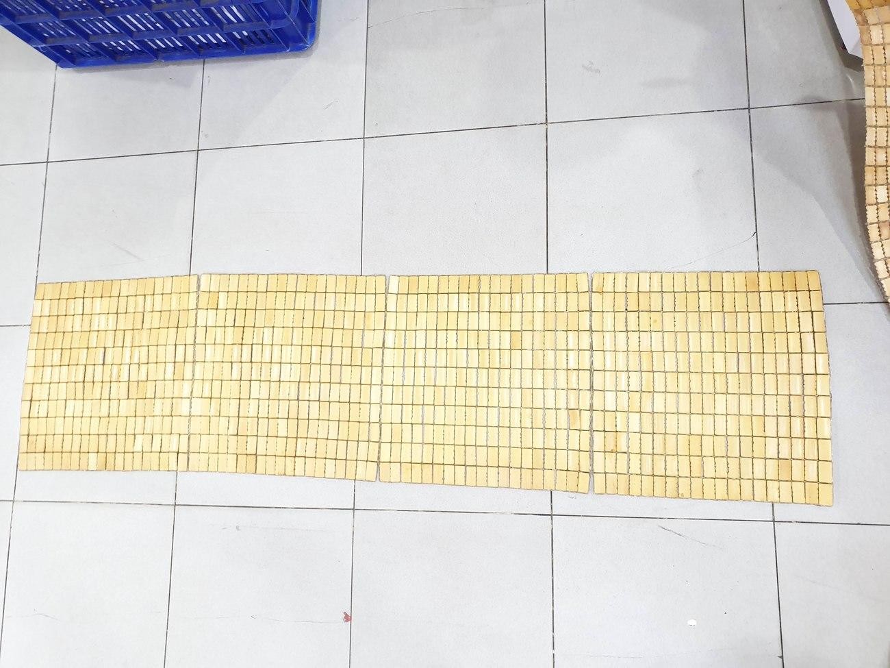 Alas Tempat Duduk Kursi Ranjang Bambu Kayu 168 X 42 Cm Polos - Main view