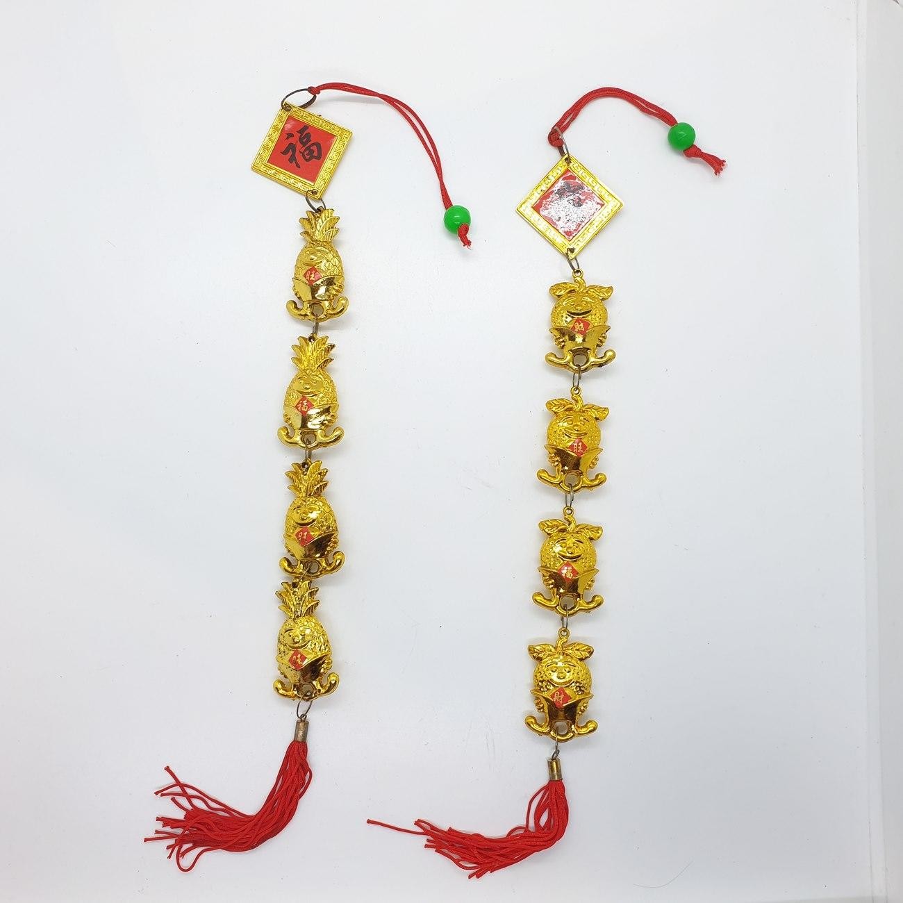 Gantungan Imlek Nanas Jeruk 30 Cm Emas Ornamen Sincia Murah Pohon Sakura Meihwa Gold - Main view