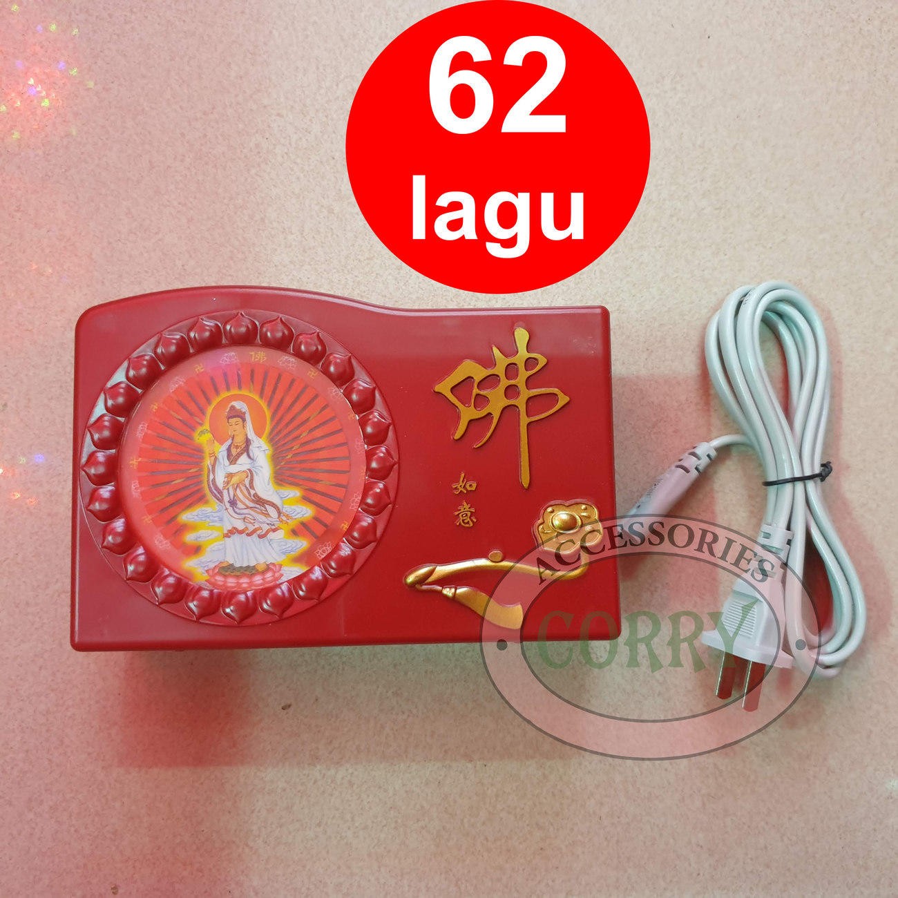 Speaker Alat 62 Lagu Doa Sembahyang Imlek Parita Buddha Battery Listrik Budha Radio - Main view