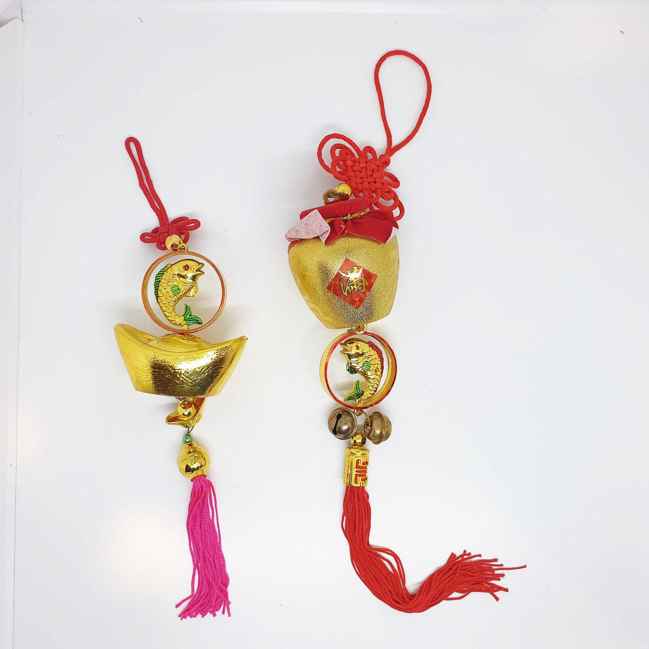 Gantungan Imlek Uang Ikan Emas Merah 30 Cm Murah - Main view