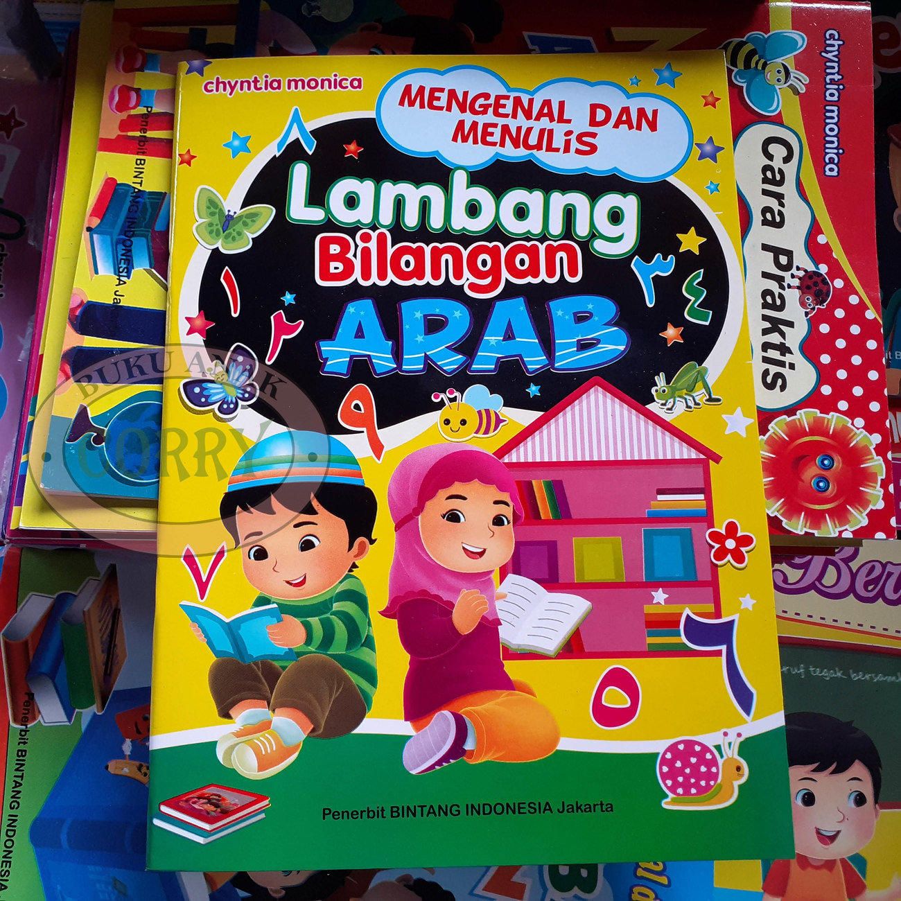 Buku Edukasi Anak TK Islam Pengenalan Lambang Bilangan Arab Menulis Belajar - Main view