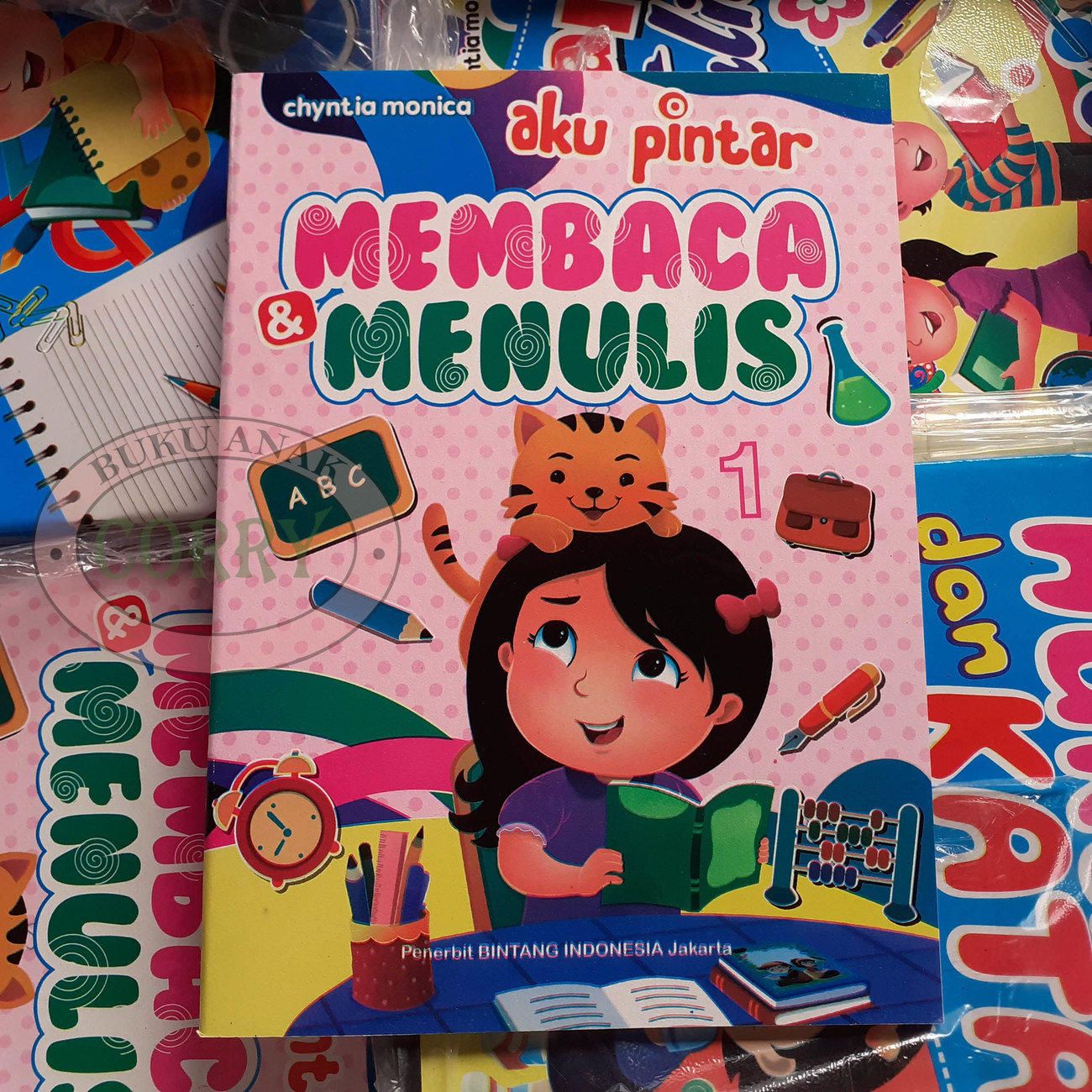 Buku Edukasi Anak Membaca Dan Menulis Huruf Vokal Belajar Baca - Main view
