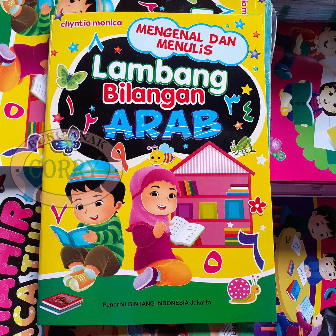 Buku Edukasi Anak Mengenal Menulis Lambang Bilangan Arab Islam - Main view