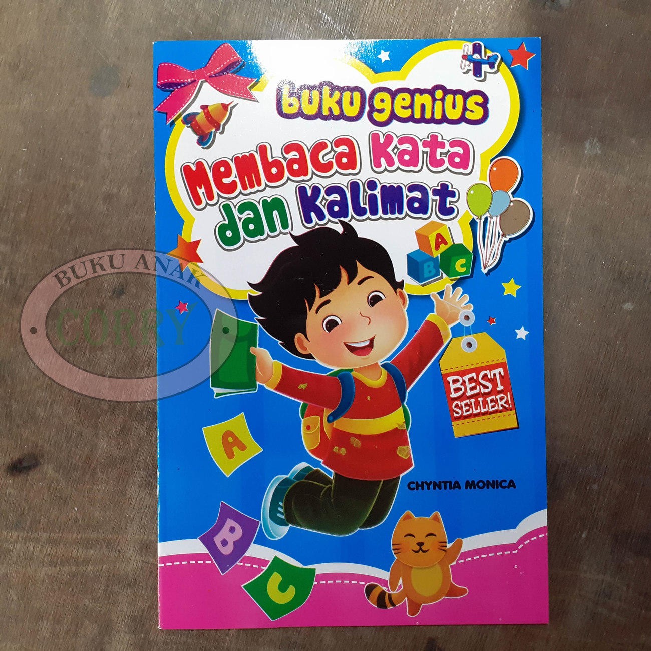 Buku Anak TK Genius Membaca Kata Kalimat Color Book Edukasi - Main view