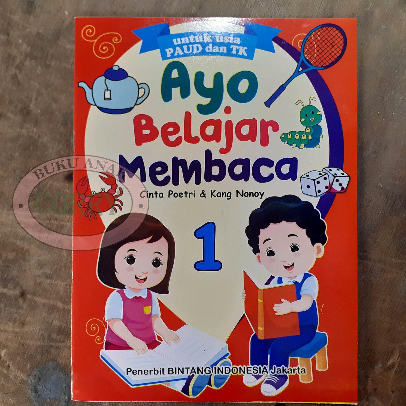 Buku Belajar Anak Membaca Kata Kalimat Gambar 1 Edukasi - Main view