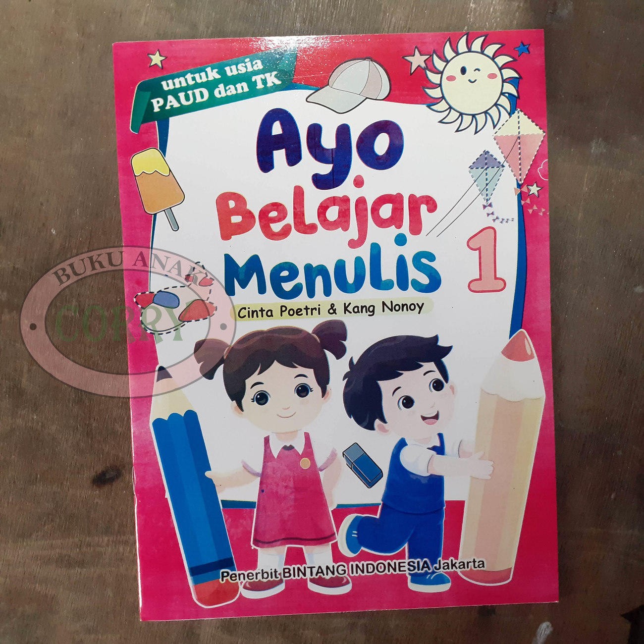 Buku Belajar Anak Menulis Huruf Gambar 1 Edukasi - Main view