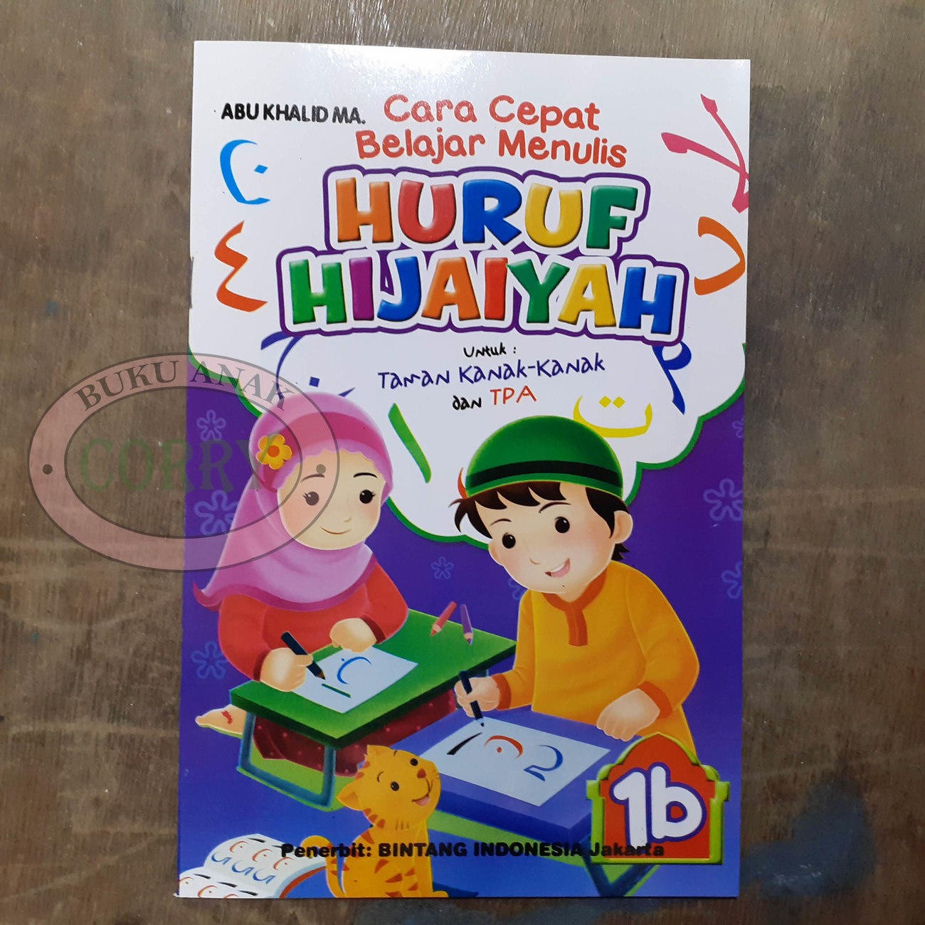 Buku Belajar Anak Belajar Menulis Huruf Hijaiyah Islam 1B Edukasi TK TKA - Main view