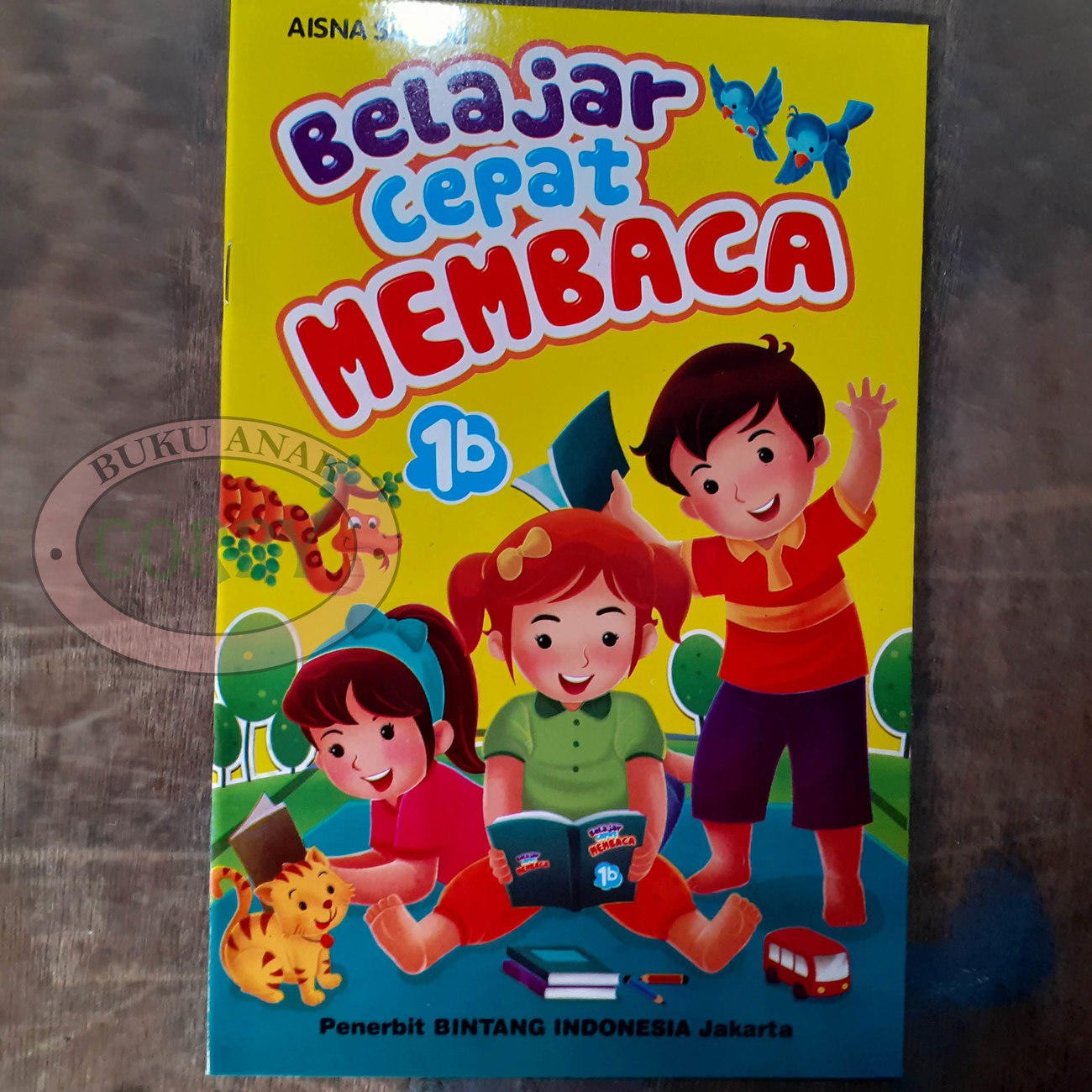 Buku Belajar Anak Cepat Membaca Vokal Gambar 1B Edukasi Murah - Main view