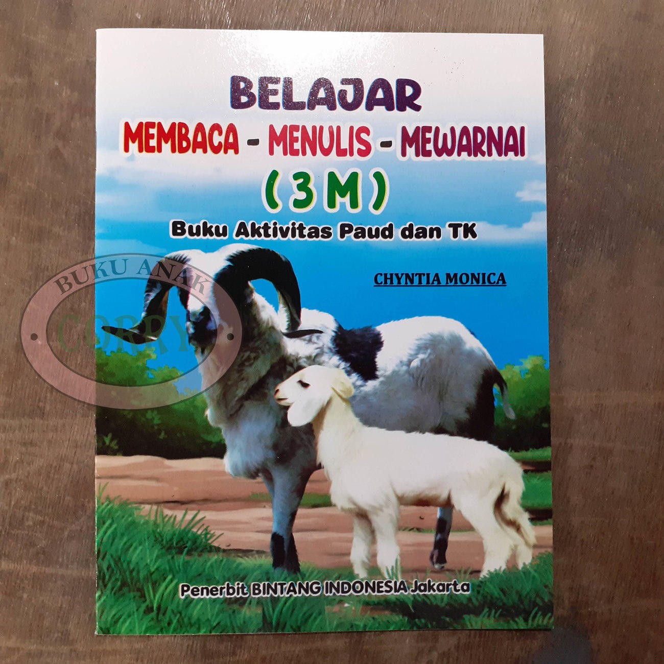 Buku Belajar Anak Membaca Menulis Mewarnai Gambar PAUD TK Edukasi Murah - Main view