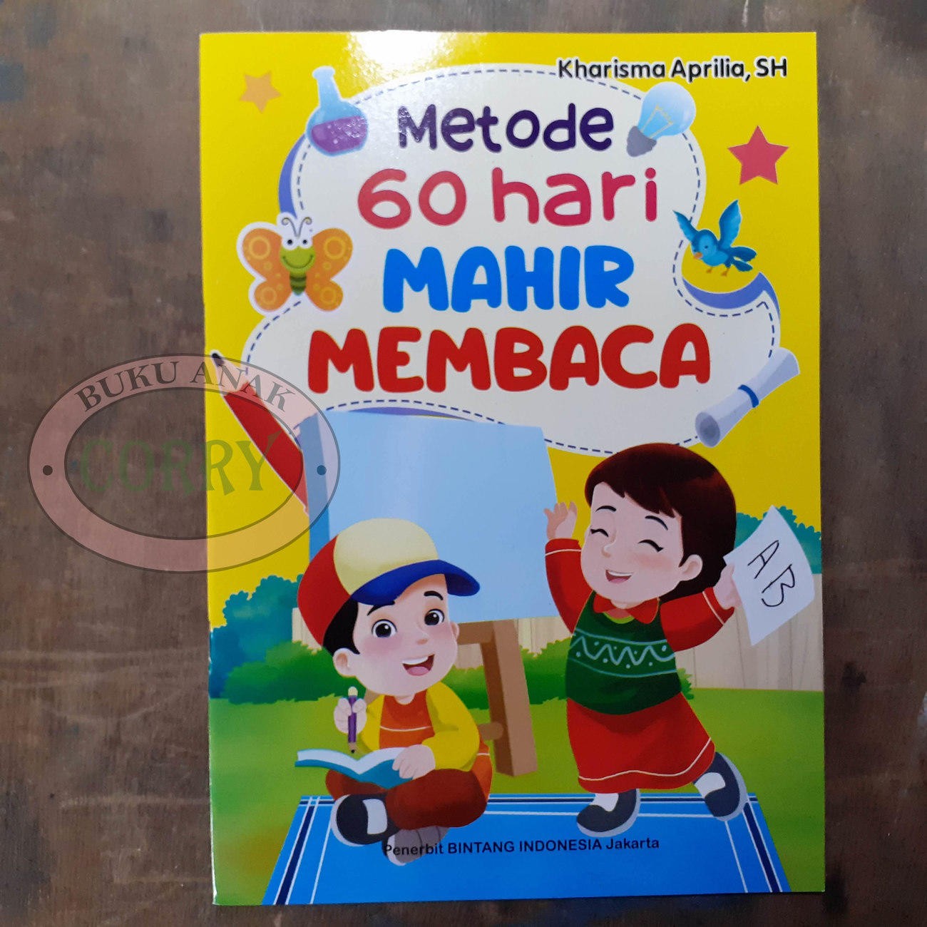 Buku Anak Belajar Metode 60 Hari Mahir Membaca Huruf Edukasi Murah - Main view