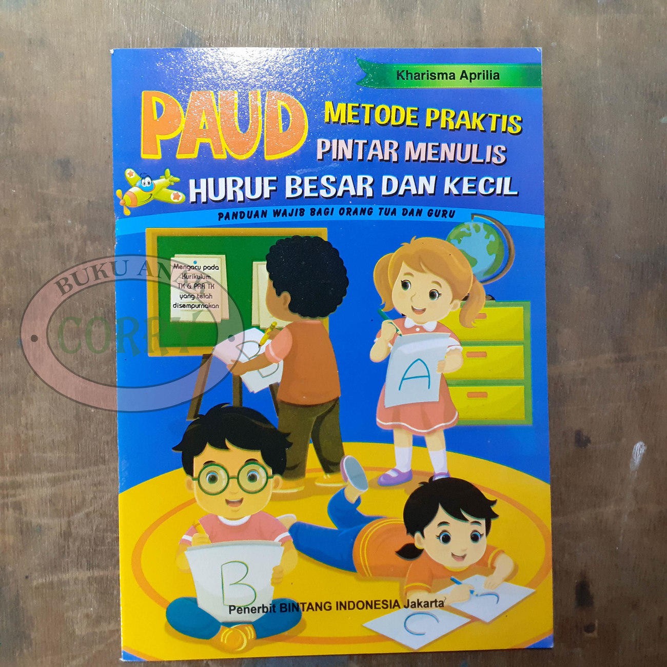 Buku Anak Belajar Metode Praktis Menulis Huruf Besar Dan Kecil PAUD Edukasi Murah - Main view