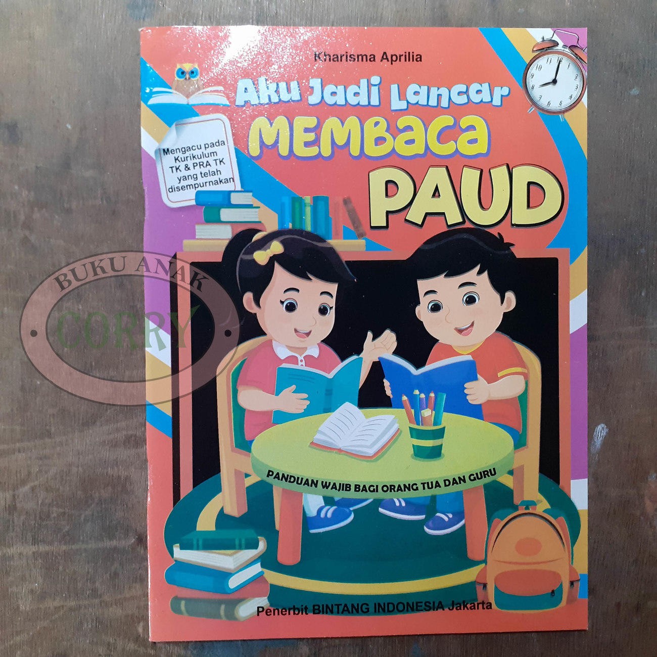 Buku Anak Belajar Aku Lancar Membaca Kata PAUD Edukasi Murah - Main view