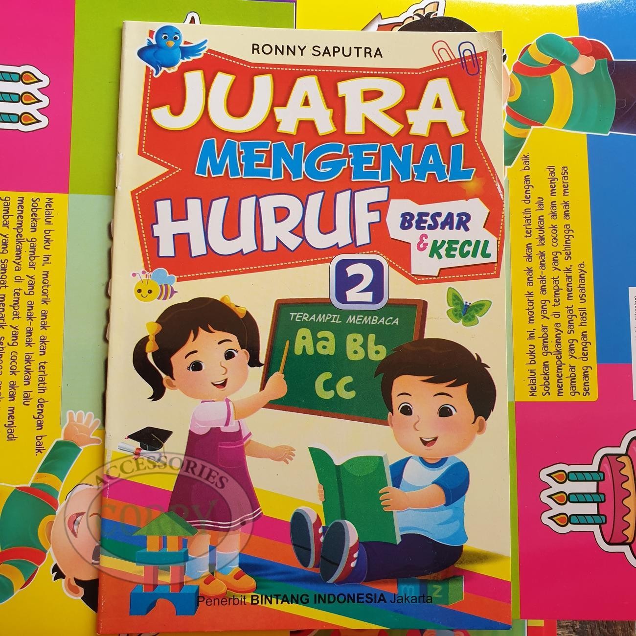 Buku Belajar Anak Juara Mengenal Huruf Untuk TK Dan SD 2 Abjad Murah - Main view