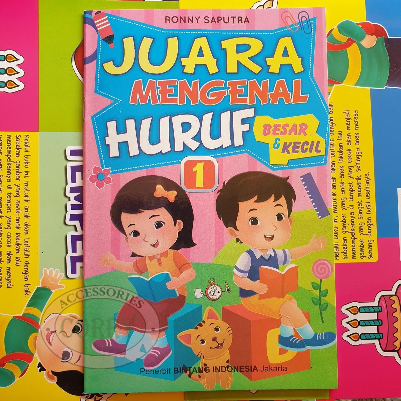 Buku Belajar Anak Juara Mengenal Huruf Untuk TK Dan SD 1 Abjad Murah - Main view