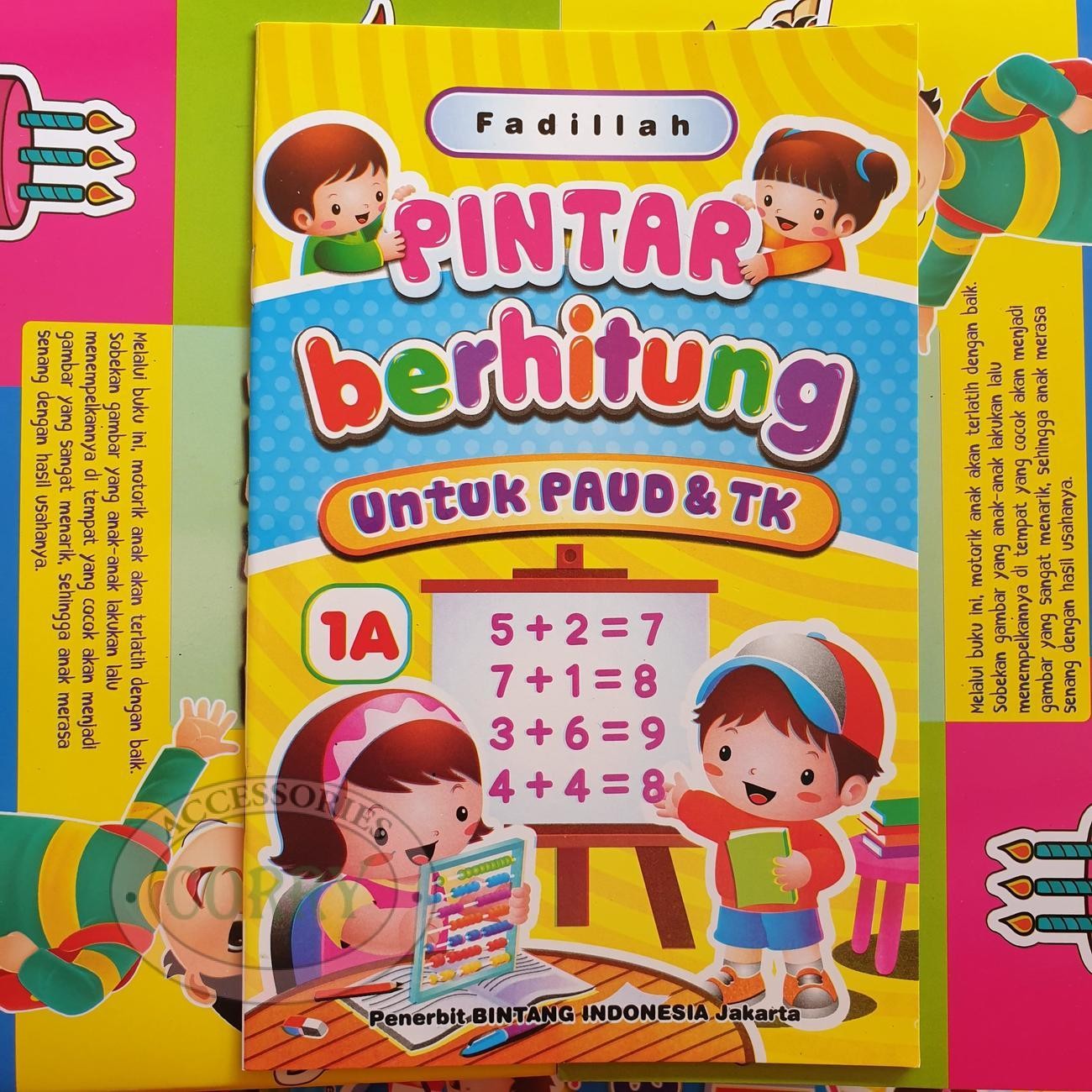Buku Belajar Anak Pintar Berhitung Untuk PAUD Dan TK 1A Tambah Latihan Matematika - Main view