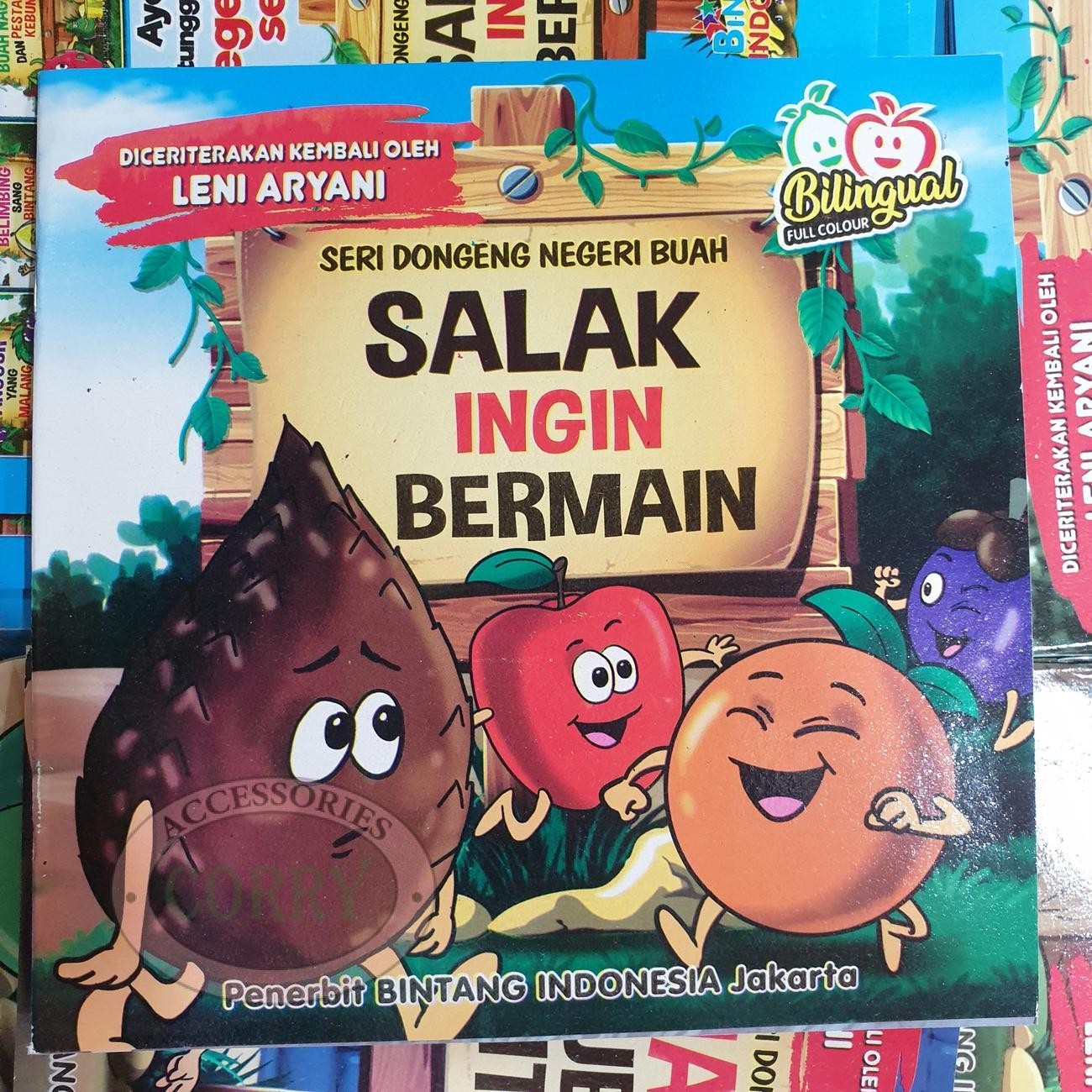 Buku Cerita Anak Seri Dongeng Negeri Buah Salak Ingin Bermain Inggris Indonesia Berwarna Bilingual - Main view